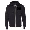 Unisex Heathered French Terry Full-Zip Hooded Sweatshirt Thumbnail