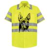 Men's High Visibility Safety Short Sleeve Work Shirt Thumbnail