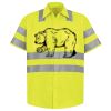 Men's High Visibility Safety Short Sleeve Work Shirt Thumbnail