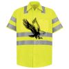 Men's High Visibility Safety Short Sleeve Work Shirt Thumbnail