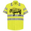 Men's High Visibility Safety Short Sleeve Work Shirt Thumbnail
