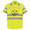 Men's High Visibility Safety Short Sleeve Work Shirt Thumbnail