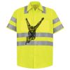 Men's High Visibility Safety Short Sleeve Work Shirt Thumbnail