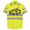 Men's High Visibility Safety Short Sleeve Work Shirt Thumbnail