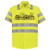 Men's High Visibility Safety Short Sleeve Work Shirt Thumbnail