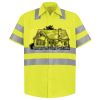 Men's High Visibility Safety Short Sleeve Work Shirt Thumbnail