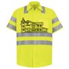 Men's High Visibility Safety Short Sleeve Work Shirt Thumbnail