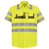 Men's High Visibility Safety Short Sleeve Work Shirt Thumbnail