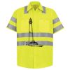Men's High Visibility Safety Short Sleeve Work Shirt Thumbnail