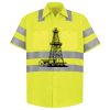 Men's High Visibility Safety Short Sleeve Work Shirt Thumbnail