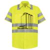 Men's High Visibility Safety Short Sleeve Work Shirt Thumbnail