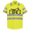 Men's High Visibility Safety Short Sleeve Work Shirt Thumbnail
