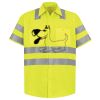 Men's High Visibility Safety Short Sleeve Work Shirt Thumbnail