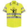 Men's High Visibility Safety Short Sleeve Work Shirt Thumbnail