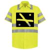 Men's High Visibility Safety Short Sleeve Work Shirt Thumbnail