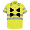 Men's High Visibility Safety Short Sleeve Work Shirt Thumbnail