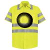 Men's High Visibility Safety Short Sleeve Work Shirt Thumbnail