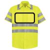 Men's High Visibility Safety Short Sleeve Work Shirt Thumbnail