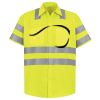 Men's High Visibility Safety Short Sleeve Work Shirt Thumbnail