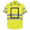 Men's High Visibility Safety Short Sleeve Work Shirt Thumbnail