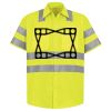 Men's High Visibility Safety Short Sleeve Work Shirt Thumbnail