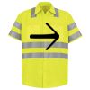 Men's High Visibility Safety Short Sleeve Work Shirt Thumbnail