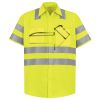 Men's High Visibility Safety Short Sleeve Work Shirt Thumbnail