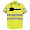 Men's High Visibility Safety Short Sleeve Work Shirt Thumbnail