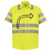 Men's High Visibility Safety Short Sleeve Work Shirt Thumbnail