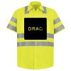 Men's High Visibility Safety Short Sleeve Work Shirt Thumbnail