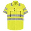 Men's High Visibility Safety Short Sleeve Work Shirt Thumbnail