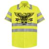 Men's High Visibility Safety Short Sleeve Work Shirt Thumbnail