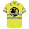 Men's High Visibility Safety Short Sleeve Work Shirt Thumbnail
