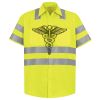 Men's High Visibility Safety Short Sleeve Work Shirt Thumbnail