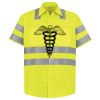 Men's High Visibility Safety Short Sleeve Work Shirt Thumbnail