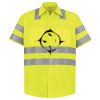 Men's High Visibility Safety Short Sleeve Work Shirt Thumbnail