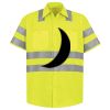 Men's High Visibility Safety Short Sleeve Work Shirt Thumbnail