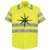 Men's High Visibility Safety Short Sleeve Work Shirt Thumbnail