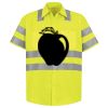 Men's High Visibility Safety Short Sleeve Work Shirt Thumbnail