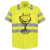 Men's High Visibility Safety Short Sleeve Work Shirt Thumbnail