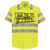 Men's High Visibility Safety Short Sleeve Work Shirt Thumbnail