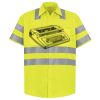 Men's High Visibility Safety Short Sleeve Work Shirt Thumbnail