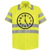 Men's High Visibility Safety Short Sleeve Work Shirt Thumbnail