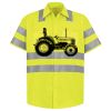 Men's High Visibility Safety Short Sleeve Work Shirt Thumbnail
