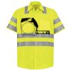 Men's High Visibility Safety Short Sleeve Work Shirt Thumbnail