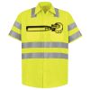 Men's High Visibility Safety Short Sleeve Work Shirt Thumbnail