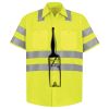 Men's High Visibility Safety Short Sleeve Work Shirt Thumbnail