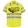Men's High Visibility Safety Short Sleeve Work Shirt Thumbnail