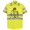 Men's High Visibility Safety Short Sleeve Work Shirt Thumbnail