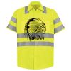 Men's High Visibility Safety Short Sleeve Work Shirt Thumbnail